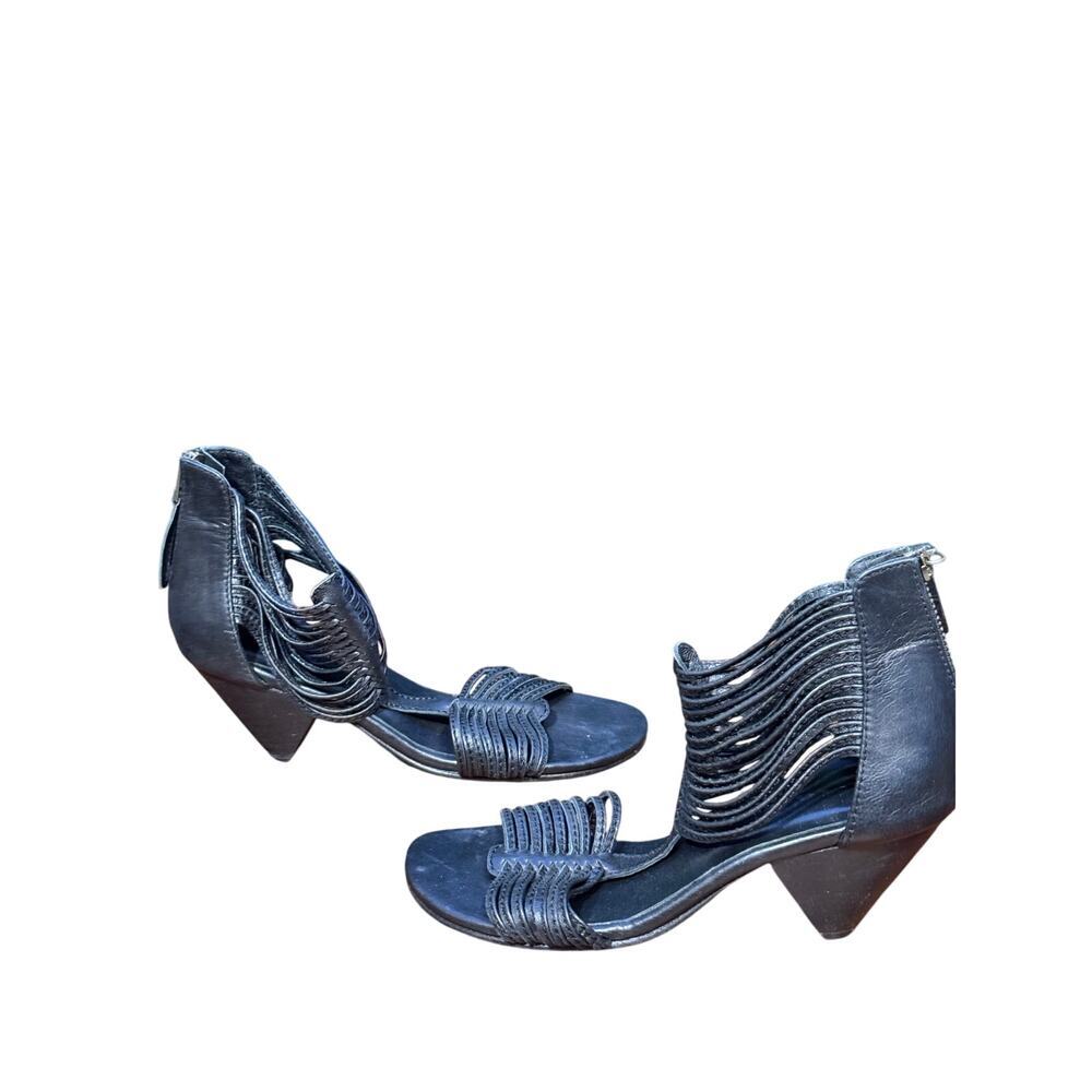 Vintage leather gladiator heel sandals by vintage century size 38 euro